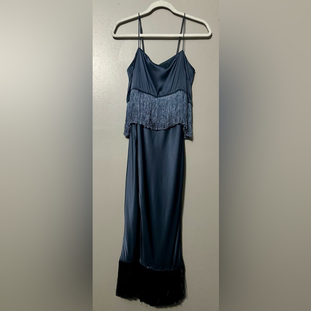 Cinq A Sept Women's Eastwood Dress in Shadow Blue NWT Size 6 - Picture 4 of 5